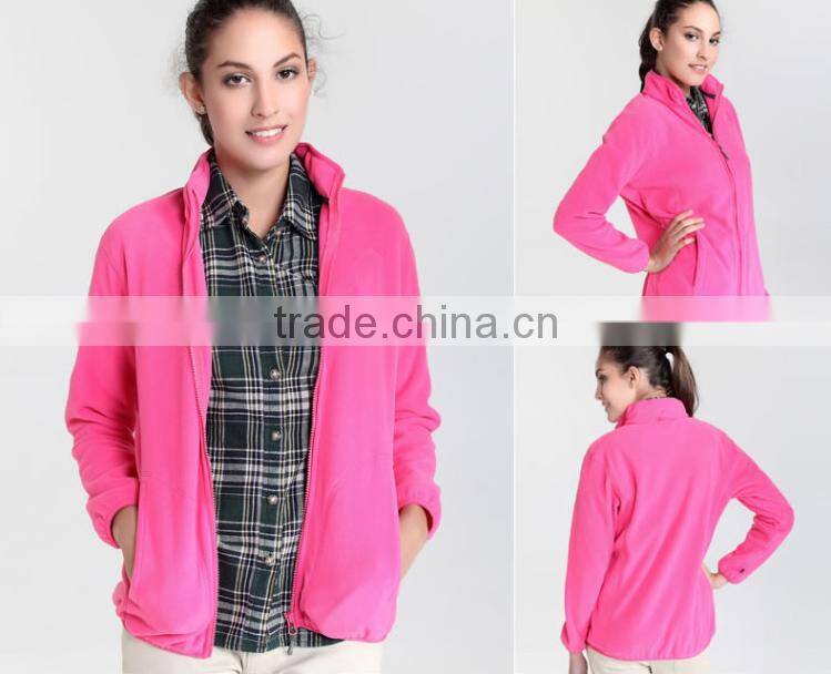 2016 Oem Woman Jacket Cheap Bulk Wholesale Polar Fleece Jacket
