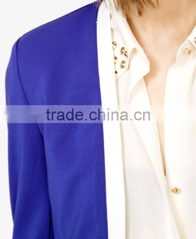Ladies' Cropped Open Blazer