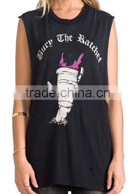 no bra custom printing tank top