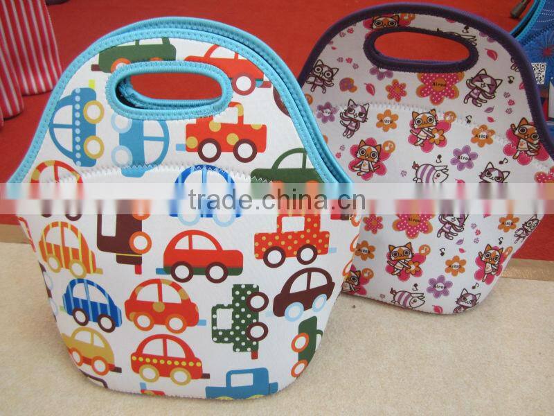 GR-W0173 high quality cheap neoprene fashion lunch bag