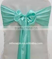 Light blue satin sash for polyester banquet chair cover good market satin sash
