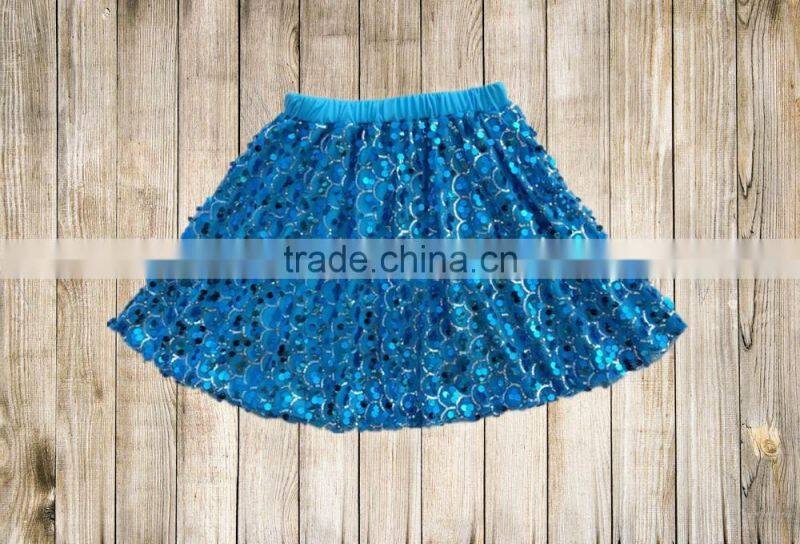 Happy new year style girl wholesale sequin skirts baby kids red girls dress