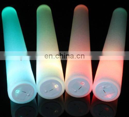 Promotional Logo Pritned Custom Light Up Led Foam Stick Flashing