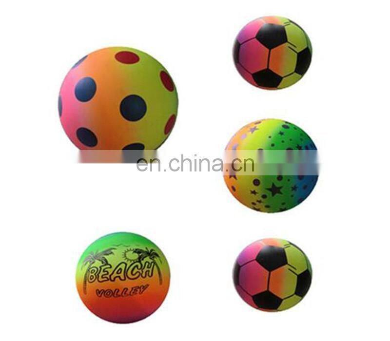 Wholesale Promotional Rainbow PVC Toy Ball