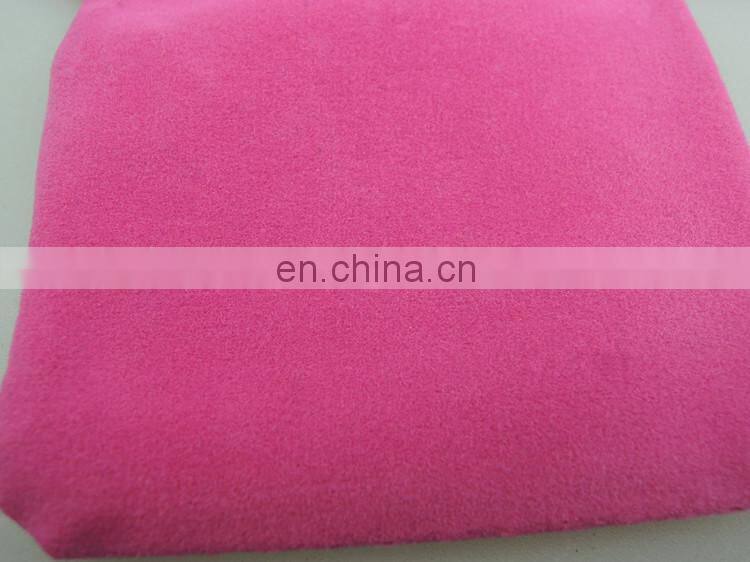 customized size printing logo flannelette velvet bag