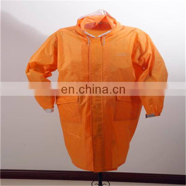 Waterproof plastic rainwear for adult