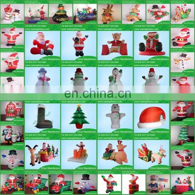 Small Christmas Inflatable Penguin With LED Light Decoration Outdoor