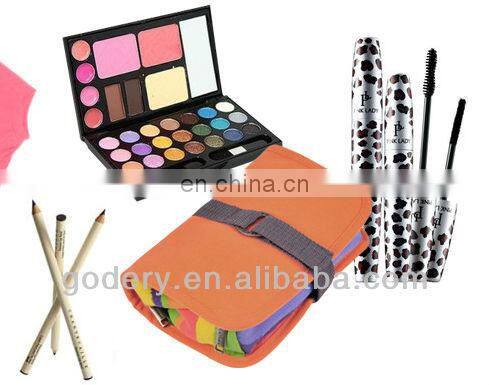 Multi-function new designed ladies clutch canvas cosmetic bag