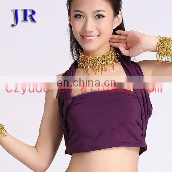 Yellow bra top Belly dance tops hot belly dance tops S-3041#