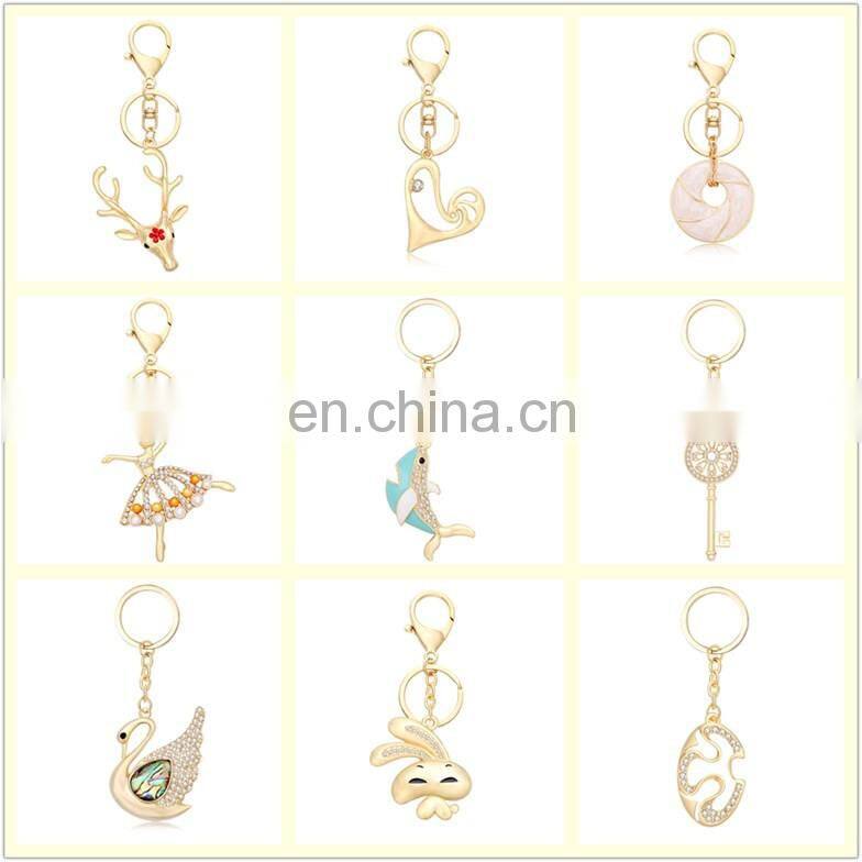 Best Selling Wholesale Custom Sea Life Jewelry Pink Fake Suede Tassel Keychain