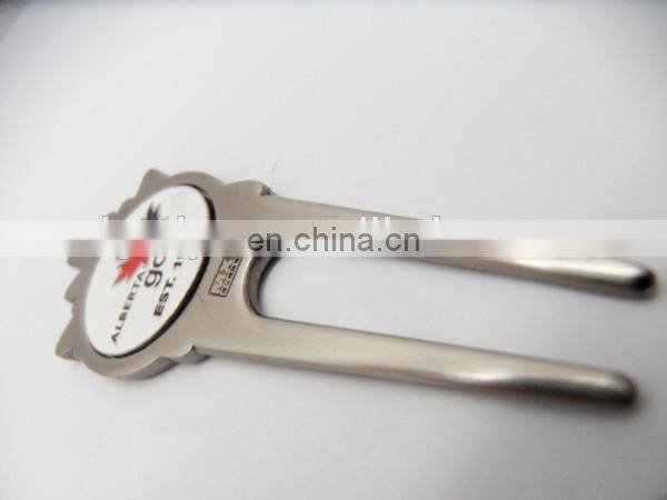stamping golf design divot tool with custom logo