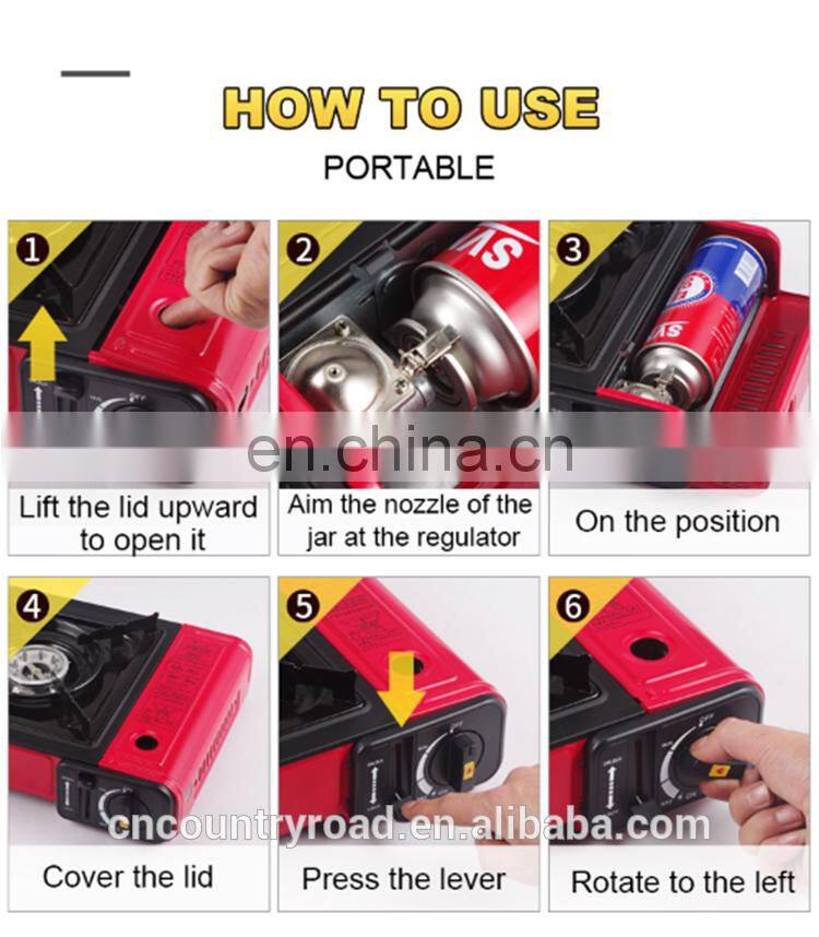 OEM ODM cool rolled steel cheap portable gas stove high quality cooker for sale stove