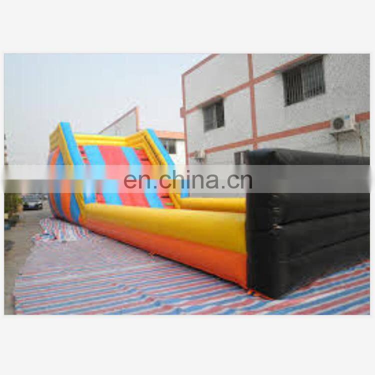 Outdoor mobile leveling slide inflatable Loading Ramp for Zorb ball game