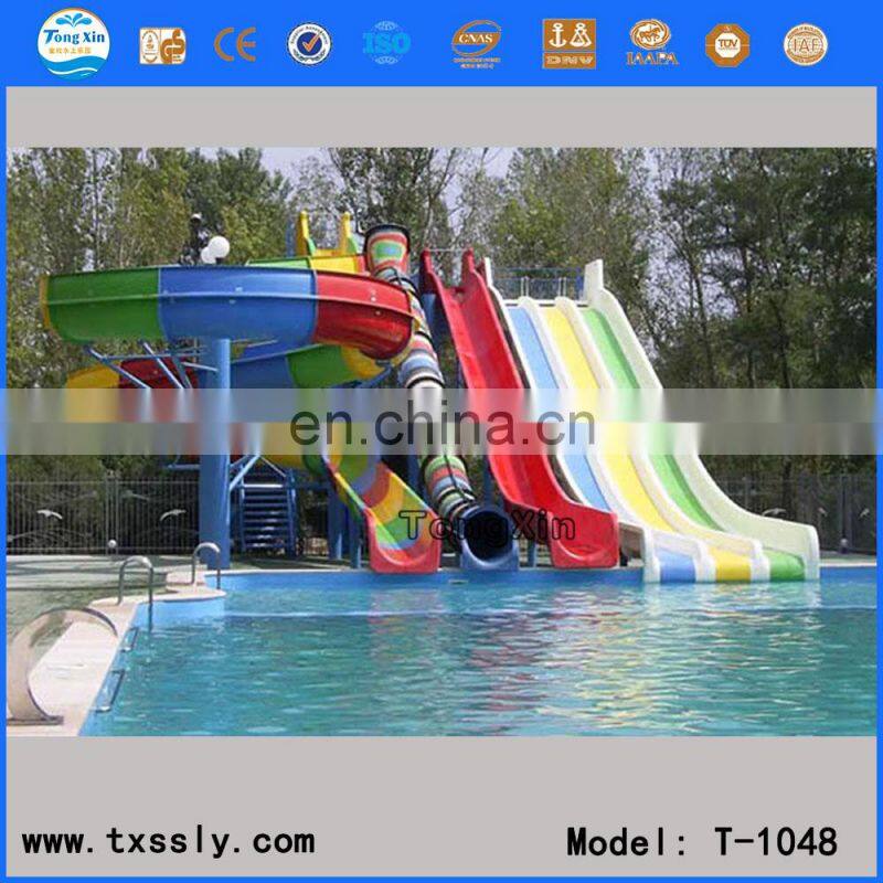 Exciting fiberglass slides factory price