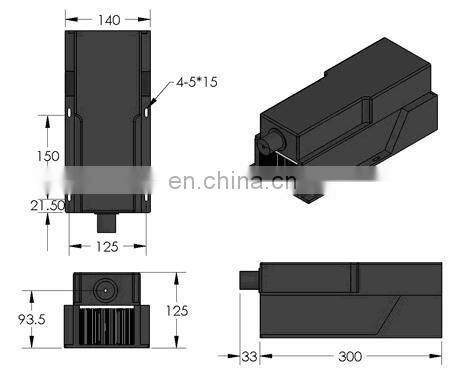 CNI 5W 671nm DPSS Red Laser