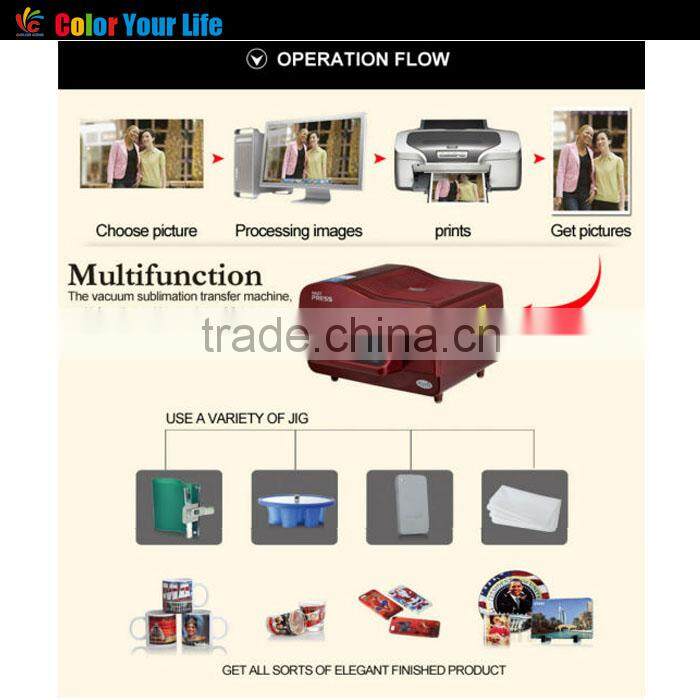 Phone Case Ceramic Mug Rock Slate 3D Sublimation Machine (AHP01)