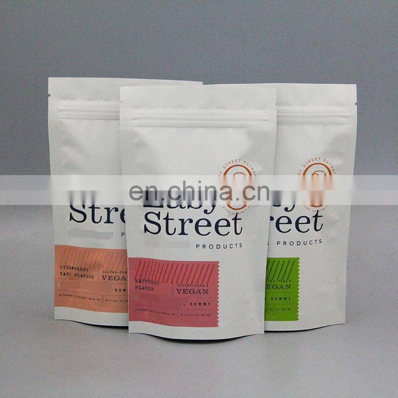 Plastic Zipper Food Childproof gummy bags/gummies packing bag/edible packaging gummies