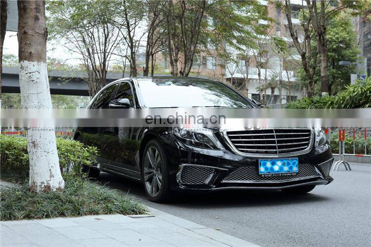 High quality Plastic material S65 style  body kit for new Mercedes Benz s class w222 front bumper rear bumper and side skirts