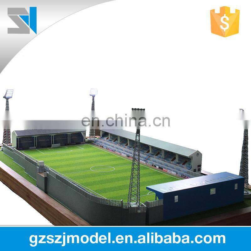 Ho scale football stadium model 3d miniature building model make
