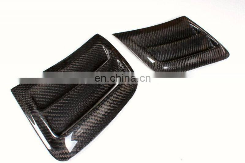 Carbon Fiber Front Bumper Side Vents Cover for Mercedes W204 AMG C63 08-11