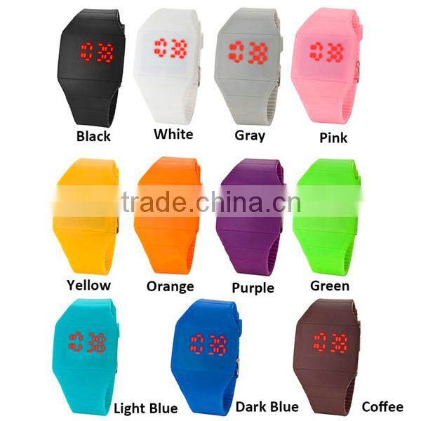 China factory ultra thin led watch