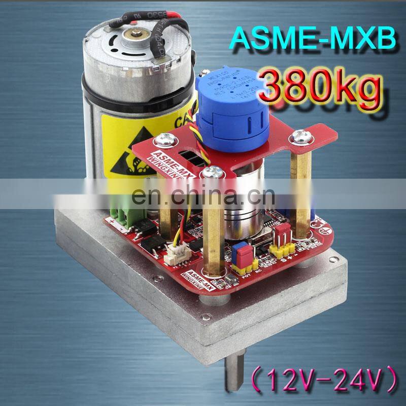 ASME-MXB DC 12V~24V 380kg.cm Steel Gear 3600 Degree High Torque Servo for Large Robot