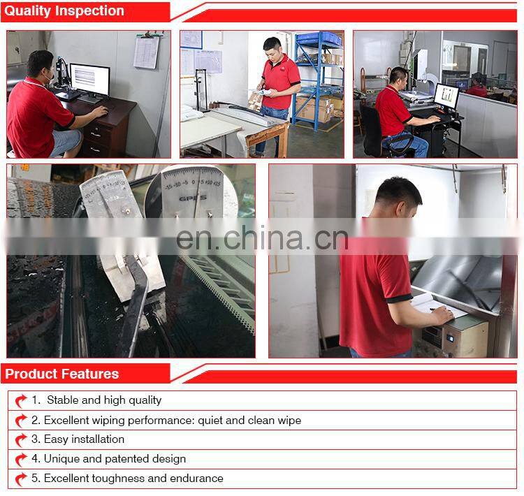 High Performance Car Windshield Wiper Blade Durable Boneless Wiper Blade