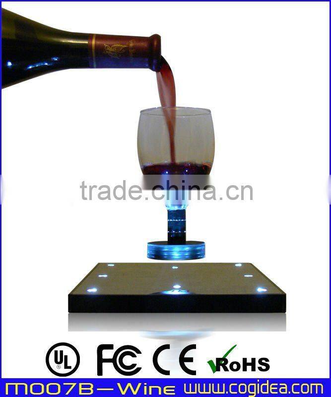 magnetic floating pop display anti gravity display floating wine display 400g max floating