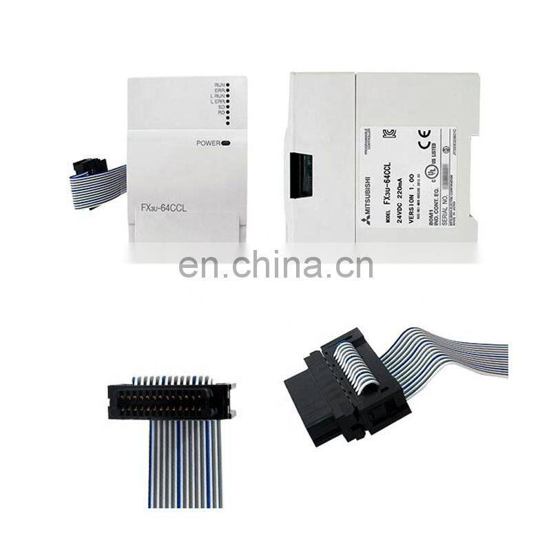 plc mitsubishi seri fx3u modul 100% new original fx3u 4ad/fx3u-64ccl/fx3u-24mt plc controller