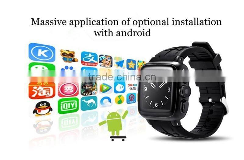 The best sale Bluetooth waterproof watch phone with GPS & Wifi and support SIM card for Q68 Smart Watch of 4.4 Android