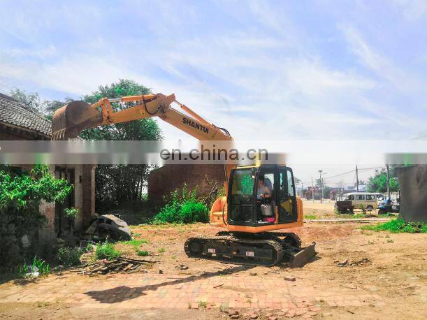 8.5 ton SHANTUI 0.8 Ton China Crawler Excavator Price Mini Crawler Excavator SE85-9