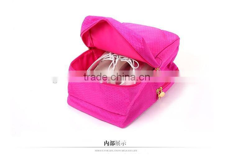 Wholesale Three Layer Large Capacity Waterproof Ladies Shoes Storage Bag for Travel or Trip