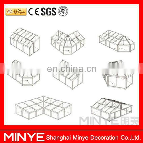 aluminum frame sunroom garden glass house