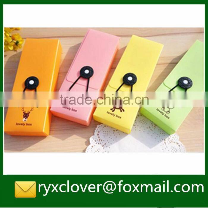 PP office&school stationery plastic button packing box for gift/pen