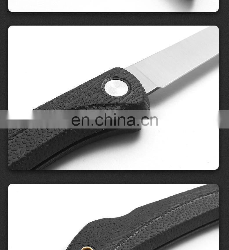 High quality black fish knife cordless fish knife fish filleting knife outdoor sports equipment in China