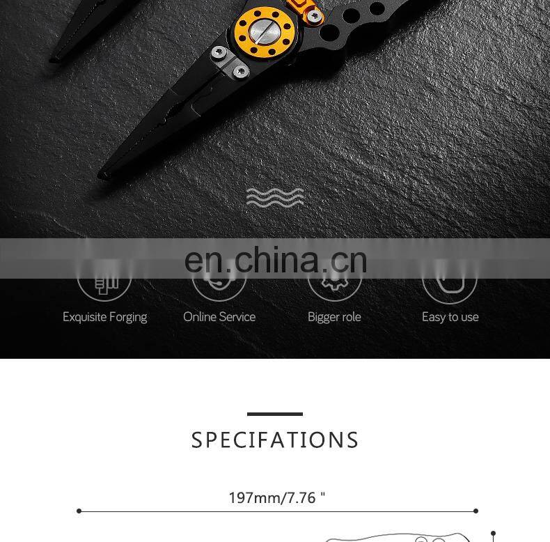 New outdoor fishing tools high quality fishing tongs aeronautical aluminum with lock position