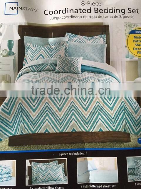 Digital printing cotton silk polyester fabric