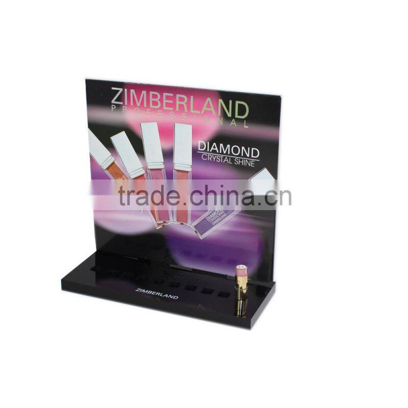 Fashion Black Acrylic lipstick Holder acrylic lipstick organizer acrylic lipstick holder