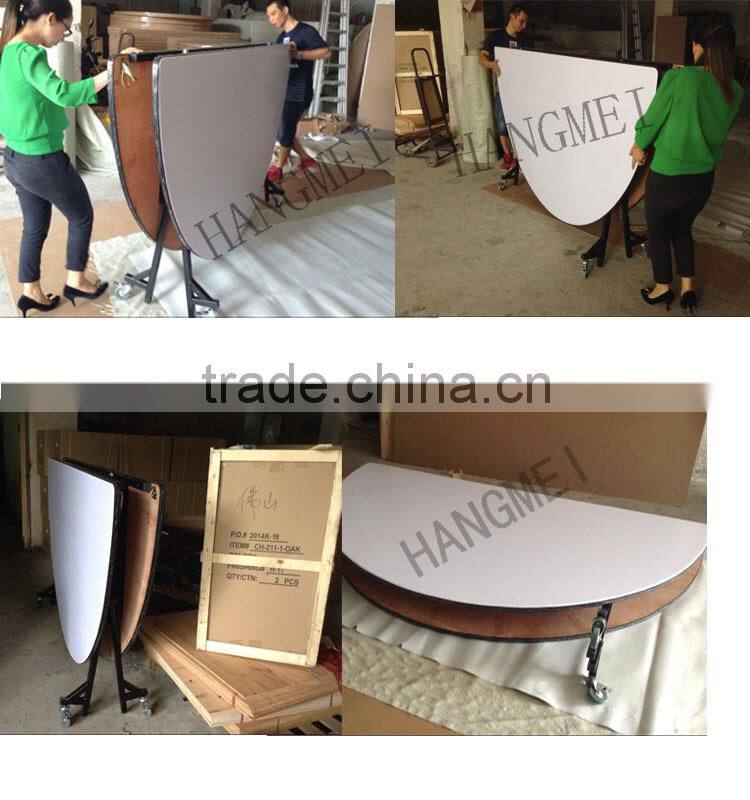 6FT Activity Collapsible round table with casters