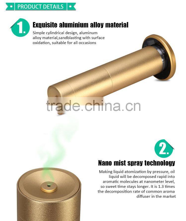 timing portable essential oil diffuser / electrical refillable portable aroma diffuser YK5290