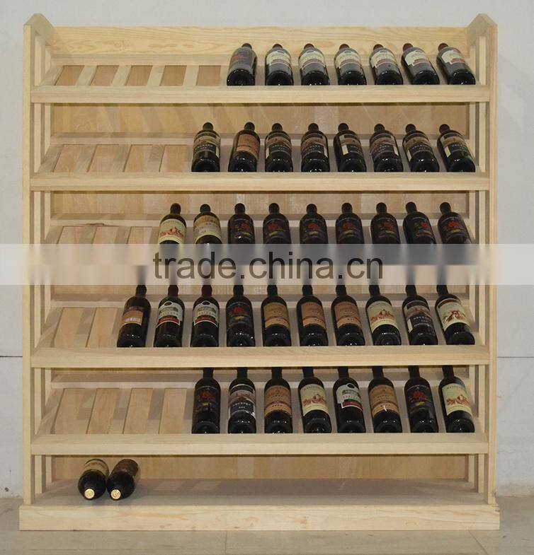 Wooden Wine display rack for promotion,wine racks with glass holders