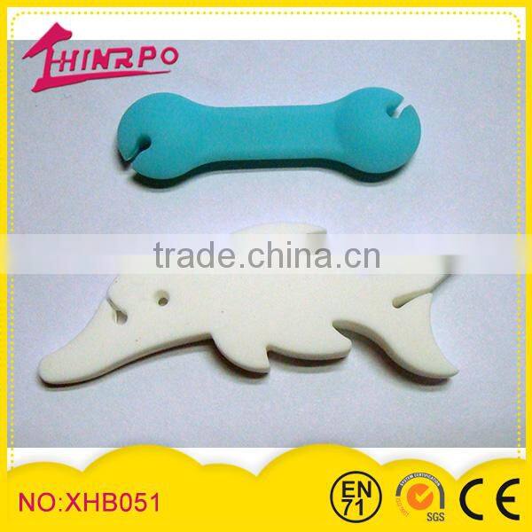 Customized Silicone Fish Cable Winder Wrap Winder Earphone Cord Winder