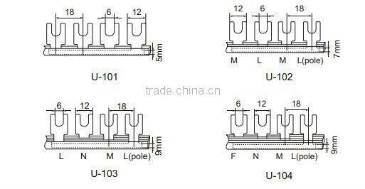 U type Bus Bar (Electrical Bus Bar)
