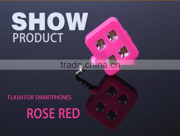 Selfie Stick Flash Led Light, No Bluetooth Camera Flash Monopod