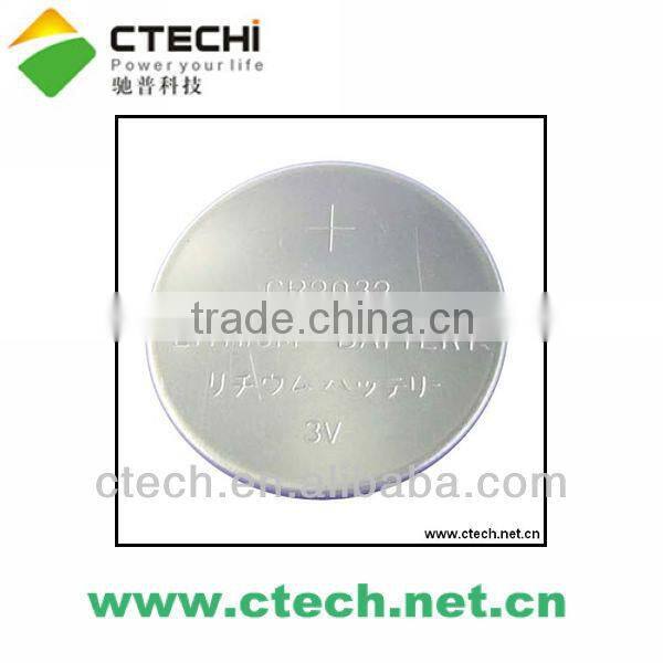 lithium button cell CR2032 watch battery