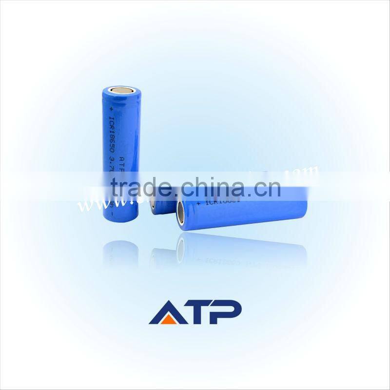 ICR18650 rechargeable li-ion battery 10A discharging current 1800mah
