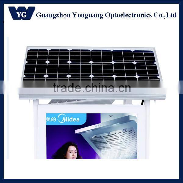 Solar Powered LED advertising sign board