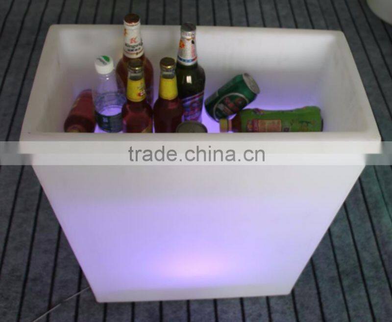 Rechargeable led light Ice bucket with remote control YXF-6070BS