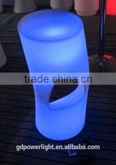 New PE plastic bar Stool with LED light & remote control YXF-3884