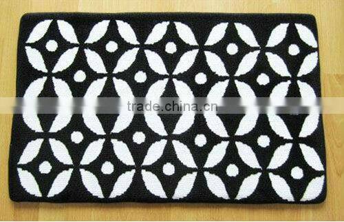 2013 Fashion New design 100% polyester products footprint mat